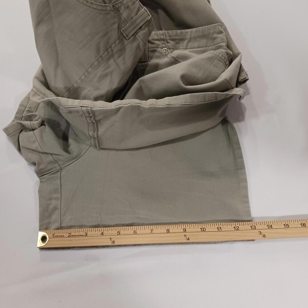 Gloria Vanderbilt RN#89828 Women's Beige/Khaki Cotton Blend Denim Skort Size 12 - Picture 7 of 16